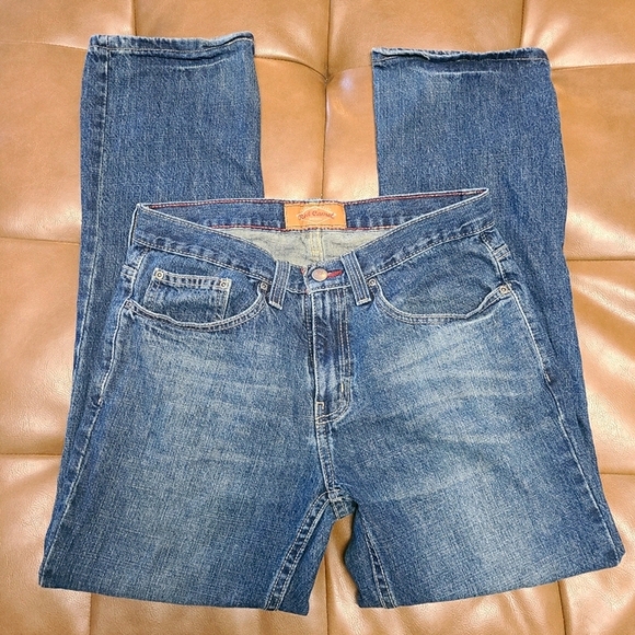 MEN'S Relaxed Straight Jeans, Sz 30 - Picture 3 of 6